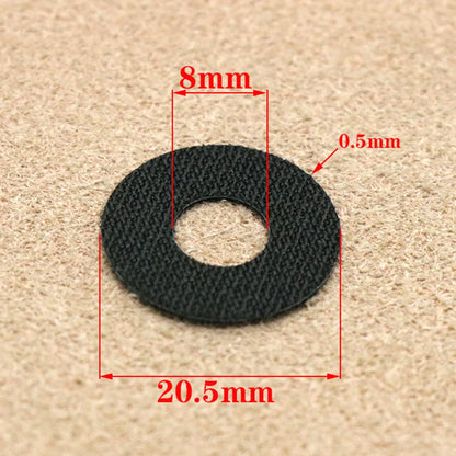 1pc Fishing Reel Brake Washers Brake Pad Fishing Carbon Fiber Drag Washers Pad For Baitcasting Drum Reels 0.5mm 0.2g 0.12g 0.22g