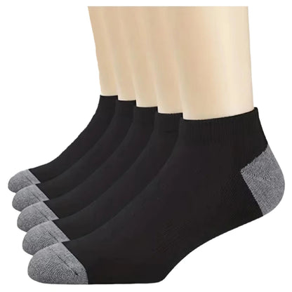 5 Pairs Socks MEN'S Mid-calf Spring and Autumn Sports Sweat Anti-odor MEN'S Socks Thin Sports Socks