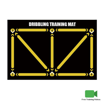 Durable non-slip football training mat Foldable carpet dribbling football training mat children's football indoor equipment