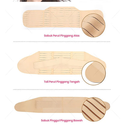3In1 Corset Postpartum Band Pregnant Women Tummy Belly Peis Belt Wrap Waist Trainer Recovery Bandage Strap Body Shaper