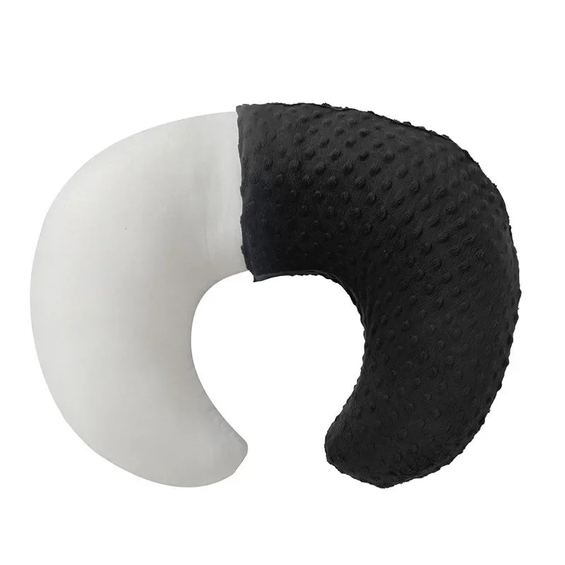 Soft Breathable Nursing Pillow Solid Color Back Support Cushion Baby Feeding Pillow Comfortable Nursing Aid Maternity Essential
