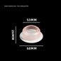 Anti Escape Reptile Feeding Dish Durable ABS Worm Food Bowl Easy Clean for Lizards Geckos Snakes Terrarium Tank