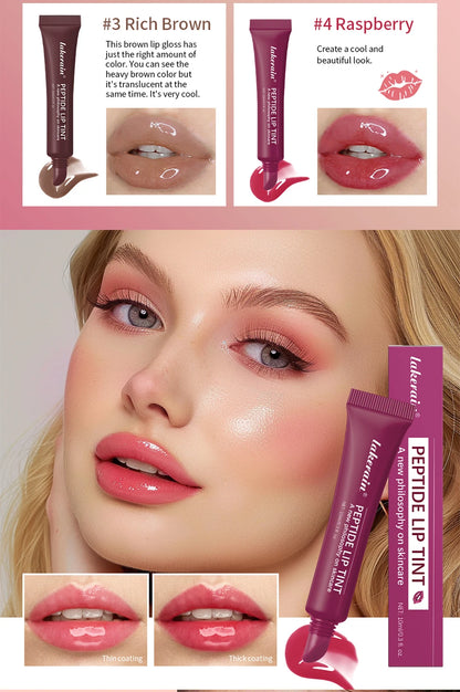 4pcs /set Moisturizing Lip Glaze Mirror Glass Long Lasting Lip Gloss Liquid Lipstick Makeup Glossy Lip Care Cosmetic