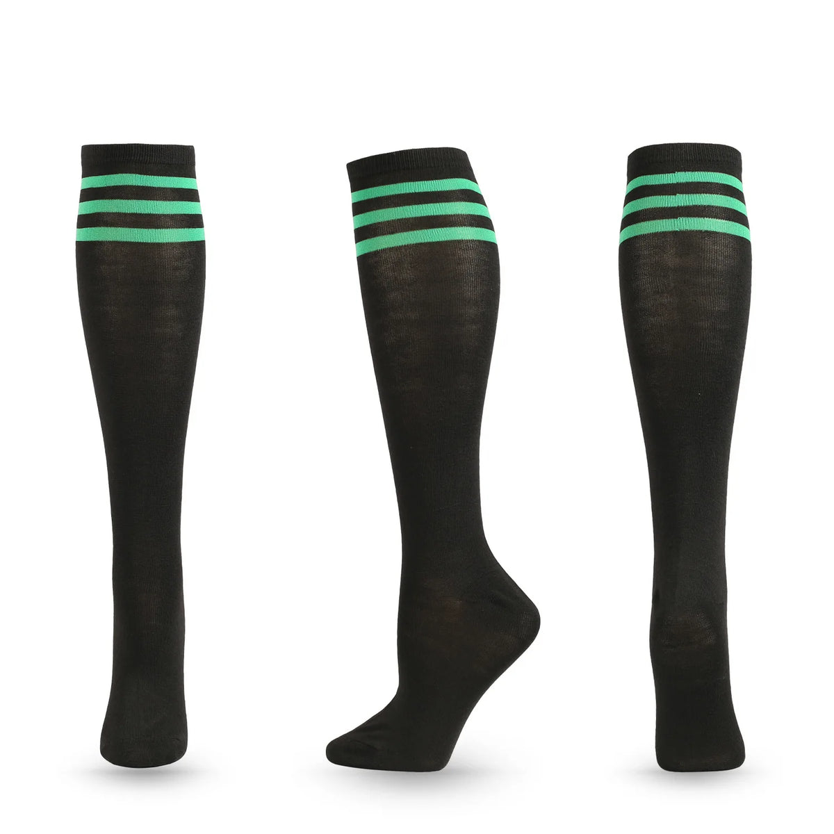 Unisex Compression Socks Football Socks Non-slip Long Tube Knee High Stockings Socks Striped Soccer Socks Running Sports Socks