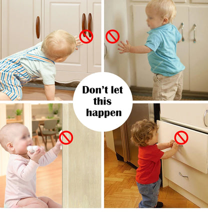 No Drills, No Tools Required - Our Magnetic Child Safety Locks are Easy to Install and Perfect for Cabinets and Drawers