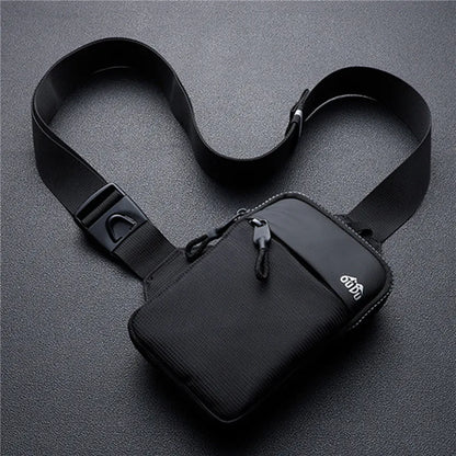 Men Crossbody Bag Mini Waterproof Leisure Fashion Mobile Phone Chest Bag Business Commuting Outdoor Sport Shoulder Crossbody Bag
