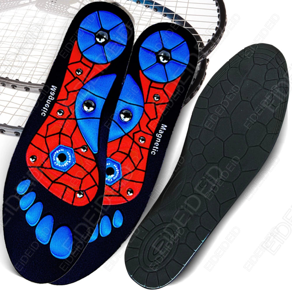 Magnetic Massage Insoles Acupressure Inserts Arch Support Orthopedic Acupressures Shoes Pads Relieve Tired for Men Women Unisex
