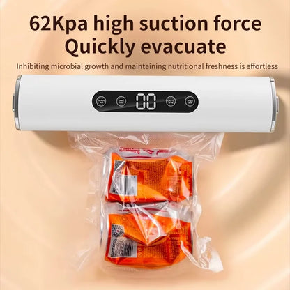 HOMEFISH Professional Vacuum Sealer for Food Vacuumor for Products Kitchen Sealing Machine Cuisine Packaging Plastic Bag Sealant