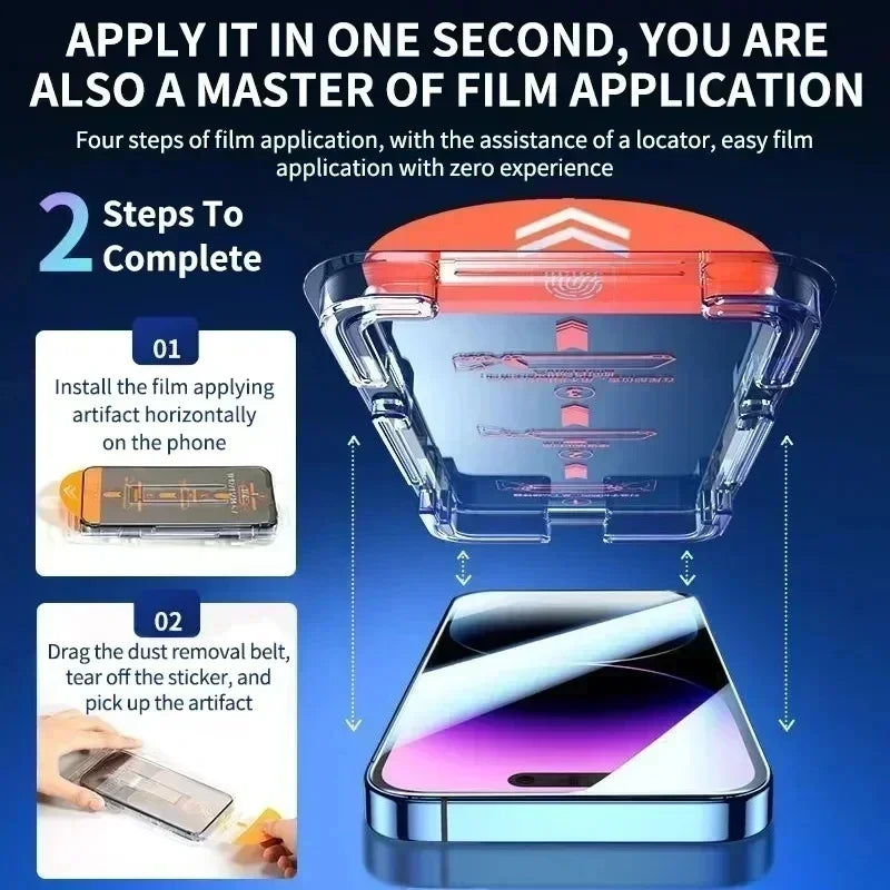 3Pcs Oleophobic Coating Dust Free Installation Screen Protector for IPhone 13 14 11 12 15 16 Pro Max 15 Plus XR 17 Matte Glass
