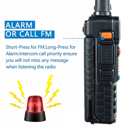 1/2PCS Baofeng UV 5R 5W 8W Walkie Talkie Portable Ham CB Radio Dual Band VHF UHF FM Transceiver Two Way Radio UV82 S9 K5 Plus