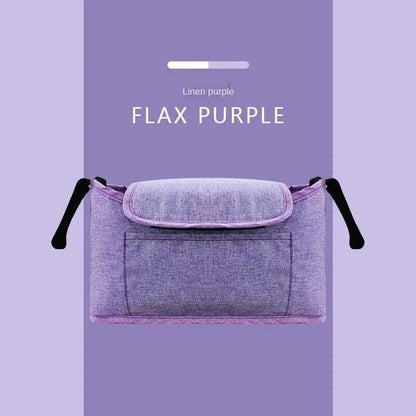 Stroller Bag Baby Diaper Mummy Bag Large Capacity Stroller Organizer Cup Holder Feeding Bottle Stroller Accessories Hanging Bag