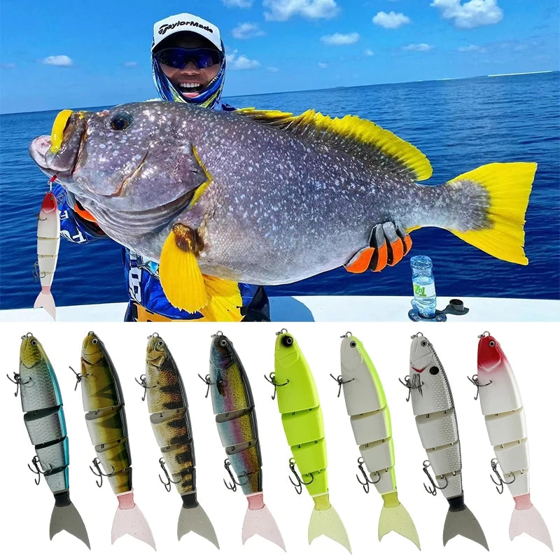11.5cm/18.5g Balam Glide Bait Catfish Joint Giant Hard Bait Swimbait for Pike Bass Saltwater Glide Bait Leurre De Pêche