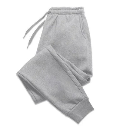 Men's Sweatpants S-3XL Sportswear Elastic WaistCasual Baggy Pants Black Grey Joggers Male Loose Trouser baggy pants sports pants
