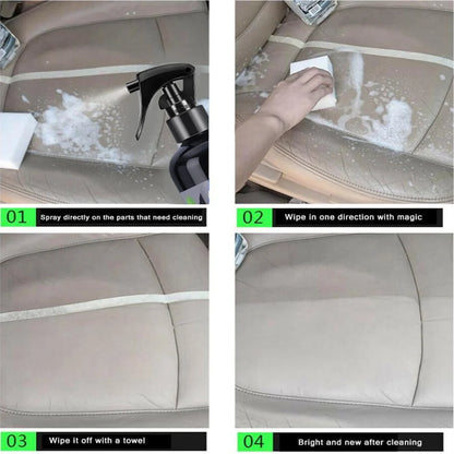 300ML Car Interior Plastic Restorer Liquid Leather Seat Spray Restoration Coat Wax Car Care Product Plastics Renovator HGKJ S3