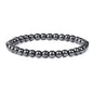 Men Hematite Bracelet Loss Weight No-magnetic Black Hematite Bead Bracelet Healing Health Therapy Balance Pulsera Jewelry Gift