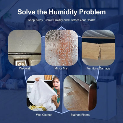 1L Small Dehumidifier Mini Air Dehumidifier Home Moisture Absorbers Air Dyer Indoor Moisture Remover Deodorizer Air Purifier