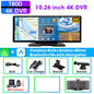 7/10.26" Wireless Carplay Screen for Car,5G Wifi Dash Cam 4K Car DVR,Android Auto Dual Lens GPS Navigation Video Recorder,FM AUX