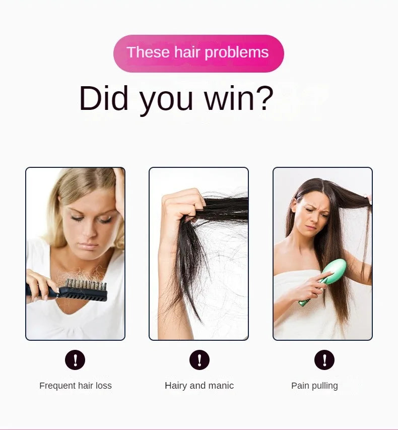 Hair Comb Professional Salon Hair Brush Hair Styling Hairbrush Hairdressing Comb Round Curly Hair Rollers Tools Blue