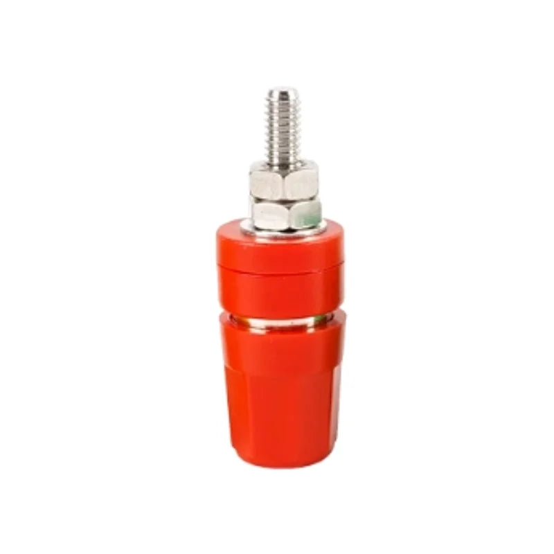 5/10Pcs M4*36 Pure Copper Terminal 4mm Banana Jack Socket 20A Binding Post Banana Plug Connector M4X36