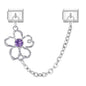 Tassel Chain Butterfly Flowers Star Moon Heart Zircon Italian Charm Links Fit 9mm Bracelet Stainless Steel DIY Jewelry Making