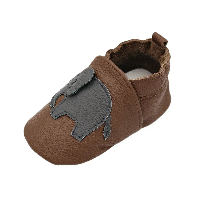 Toddle Baby Shoes Newborn Infant Shoe Boys Girls Soft Genuine First Walkers Baby Moccasins 0-24Months Cowhide Bottom Skid-Proof