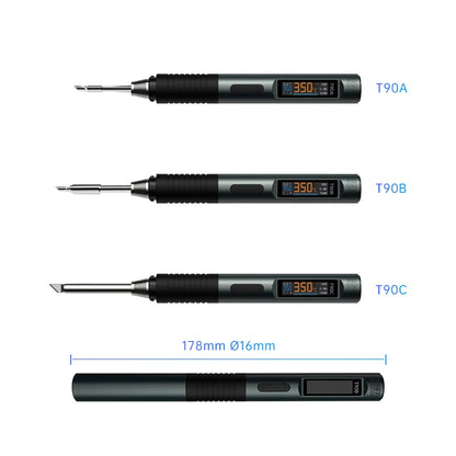 ALIENTEK T90 Smart Soldering Iron PD 3.1140W Portable Digital Display 80-450℃ PCB Precision Soldering Iron Repair Tool Kit