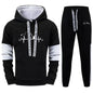 Men's Hooded Sweatshirts Jogger Pants High Quality Sportswear Suit Male Trendy Hoodies Sweatpants Urban Fashion Casual Tracksuit