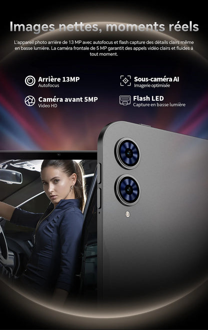 Teclast T65 Android 16 Tablet 13.4 inches 120Hz Max. 26GB RAM 256GB ROM T7280 8 cores 1920x1200 4G LTE 13MP + 5MP 10000mAh