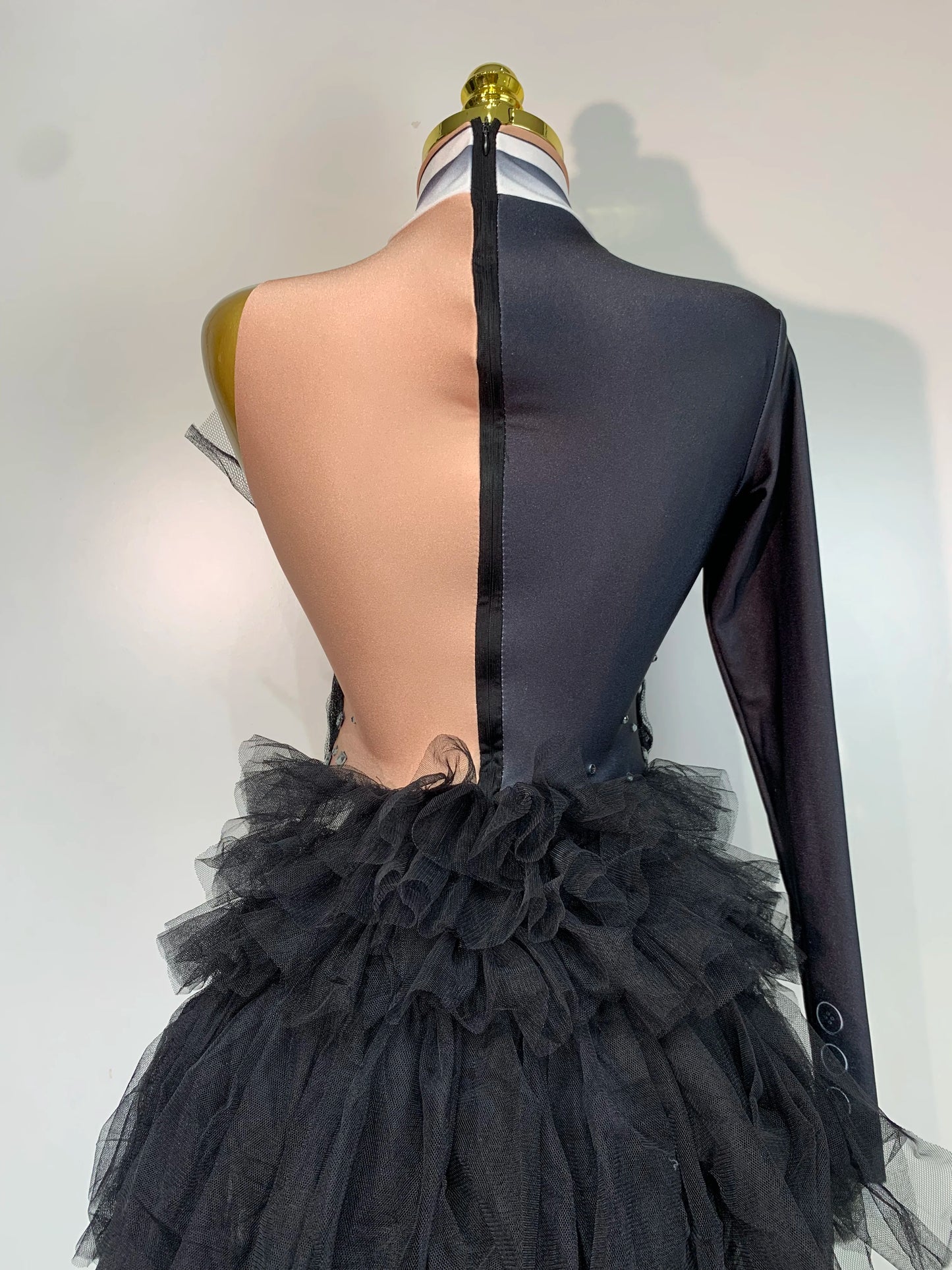 2025 New Black Perspective Bodysuit Women Sexy Singer Dance Stage Performance Costume Evening Party Birthday Photo Shoot Outfit