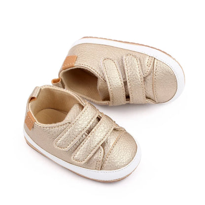 Baby Casual Sneaker Spring and Autumn Soft PU and TPR Sole Anti-slip High Quality Hot Selling 2023 New Fashion for Toddler 0-12M