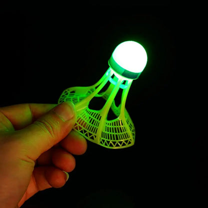 Luminous Windproof Luminous Badminton Ball, Super Durable And Unbreakable, Outdoor Fluorescent Bright Nylon Ball With Light