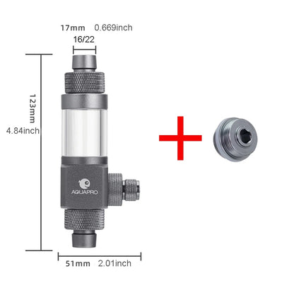 AQUAPRO External CO2 Atomizer Sprayer Aquarium Fishing Tank Diffuser Filter Bucket Accessories Equipment Akvarium Terrarium