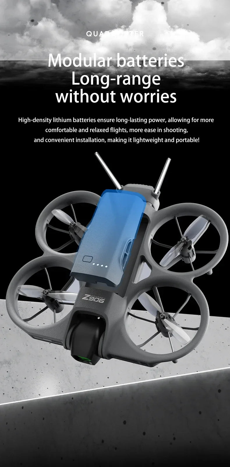 Lenovo Z906 Drone Aerial 8K HD Intelligent Avoiding Obstacle with Larger Screen Remote Control Folding Brushless Power GPS Drone