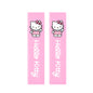 Hello Kitty Car Seat Belt Covers 2Pcs Soft Auto Seatbelt Shoulder Pads Universal Car Interior Accessories for Decoration Comfort