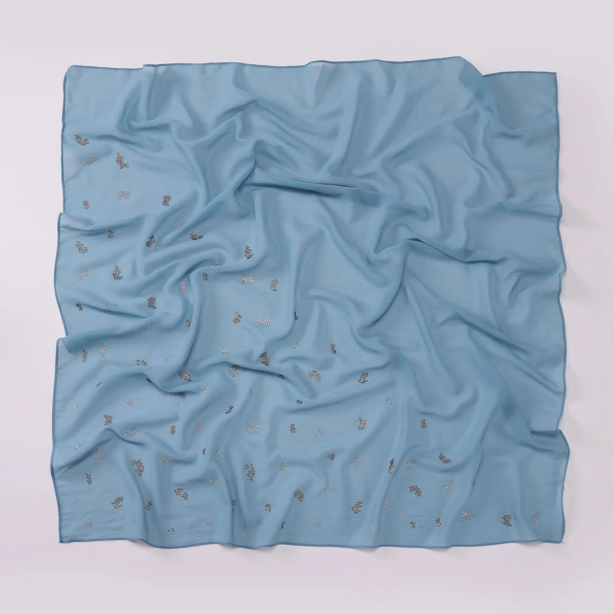 90*90cm Square Chiffon Hijab Scarf Women Solid Color Muslim Soft Head Scarf Islamic Shawls and Wraps Headband Musulman Scarves