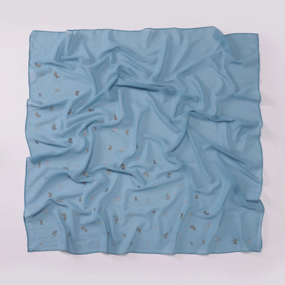 90*90cm Square Chiffon Hijab Scarf Women Solid Color Muslim Soft Head Scarf Islamic Shawls and Wraps Headband Musulman Scarves