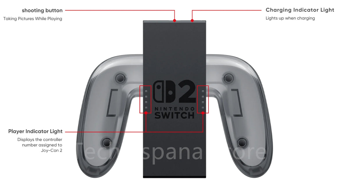 Nintendo Switch 2 Portable Game Console, 7.9 Inch Screen, 120Hz, with Joy-Con 2, Hdr, Magnetic Tv Mode, Laptop Pc