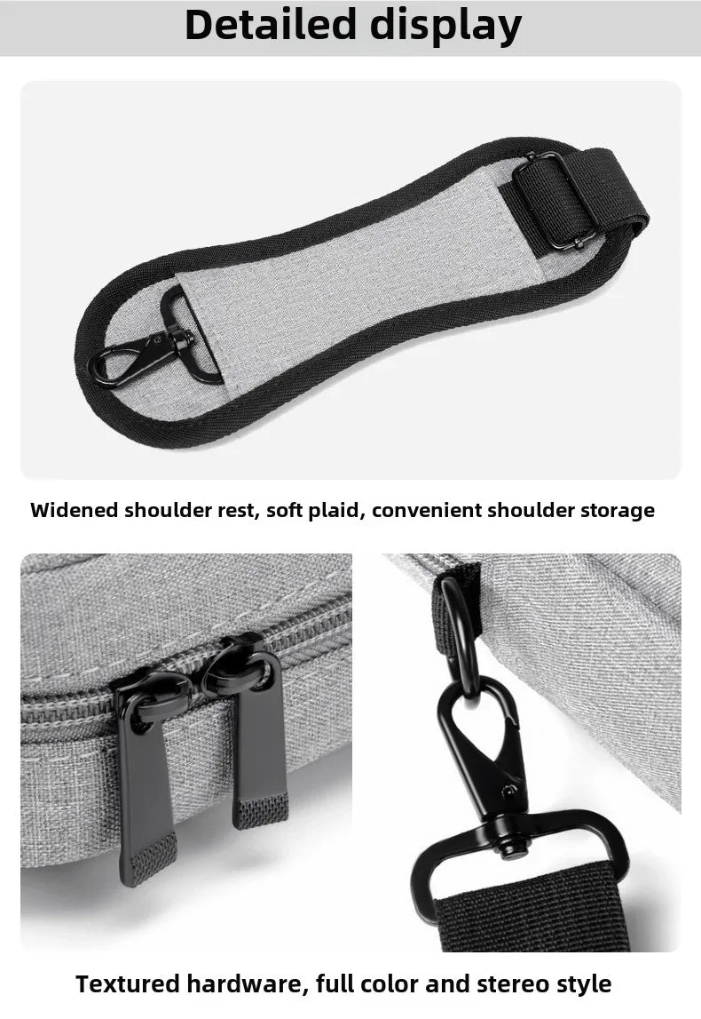 Laptop Bag Sleeve Case Shoulder HandBag Notebook Pouch Briefcases for 14 15 17 Inch Macbook Air Pro HP Huawei Asus Dell Xiaomi