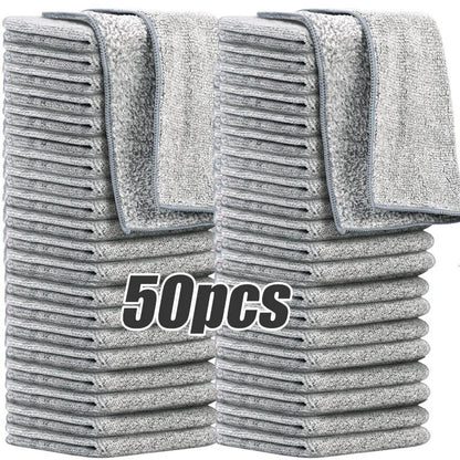 Thicken Microfiber Cleaning Cloths Lint Free Microfiber Cleaning Towel Cloths Reusable Cleaning Towels Absorbent for Car Window
