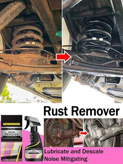 HS68-Car Rust Remover Quick Remover  Exhaust Pipe Rust Removal Spray Cleaning Metal Iron Powder Old Cars To New