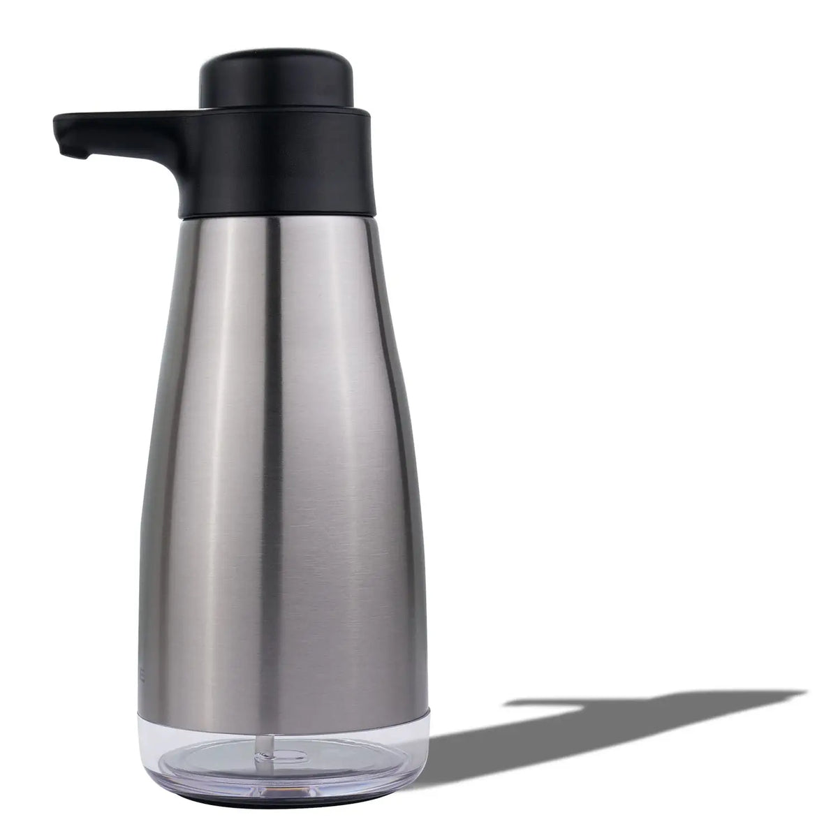 AIKE Stainless Steel Manual Soap Dispenser Pumps Liquid Soap Dispenser For Kitchen Dish Cleaning 450ML Hand Soap Dispenser