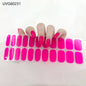 20/22Tips UV Semi cured Gel Nail Stickers Waterproof Long Lasting Full Gel Nail Wraps Press On Nail Decal DIY Manicure