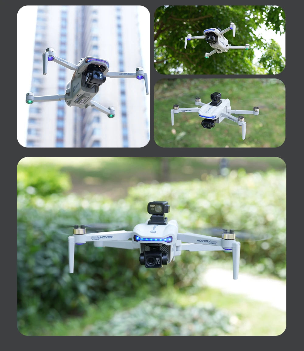 X40 PRO GPS Drone Profesional 8K HD Camera 3-axis Gimbal Aerial Brushless Motors 360° Obstacle Avoidance 5G FPV Security Drones