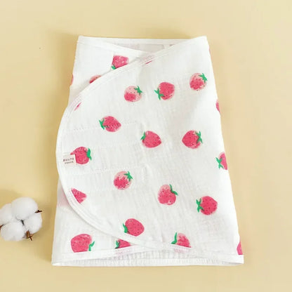 0-6 Month Cotton Baby Swaddle Wrap Anti Startle Swaddling Blanket Muslin Baby Sleeping Blanket Wrap for New Born Thin Summer