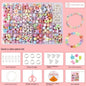 Arts Crafts DIY Handmade Beaded Kit Jewelry Set Handmade DIY Making Beads Kit DIY Creative Beads for Children Girl
