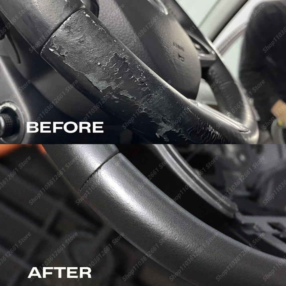 Car Plastic Care Paste Renovates Polishes Interior and Exterior Plastics Dustproof Dirt-Resistant and Adds Shine