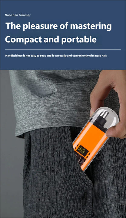 Nose Hair Trimmer Portable Trimmer for Nose Mini Nose and Ear Hair Trimmer Portable Nose Trimmer Rechargeable Trimmer for Man