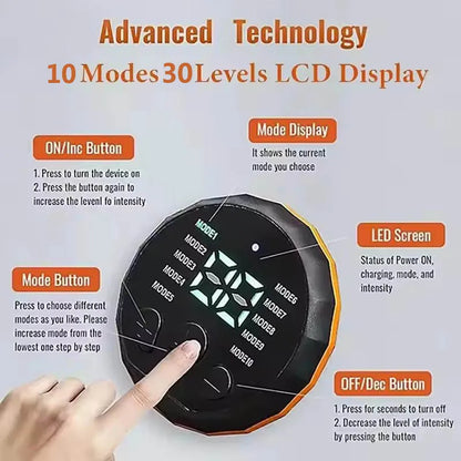 120cm Muscle Stimulator Muscle Toner Abdominal Toning Belt Abdominal Massager Smart Waist Belts USB Recharge Fitness Equipment