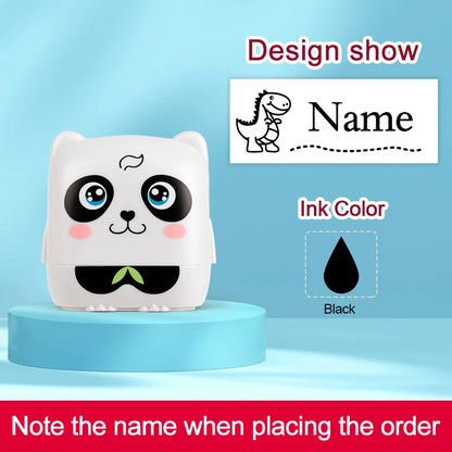 Kids Personalized Stamp - Custom Embossed Seal for School Projects, Travel-Friendly Gift Set with Storage Case & Unique Designs