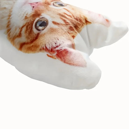 Customized Modern Pet Pillow with Double-Sided Digital Printing, Personalized Cat and Dog Photo Cushion